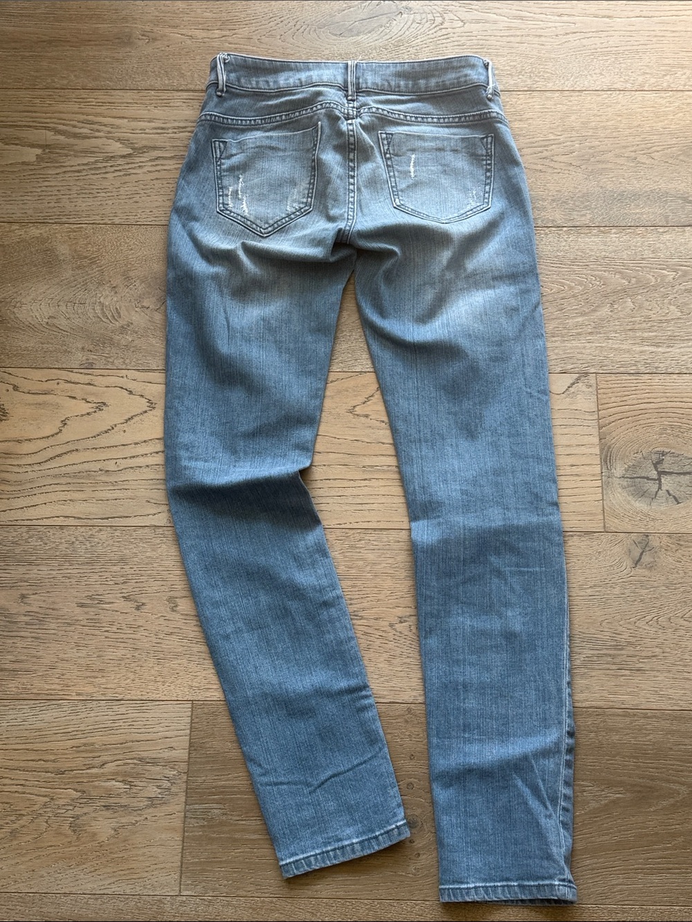 Vintage Victoria’s Secret Siren London Light Blue Distressed Skinny Jean-Size 4 - Picture 4 of 7
